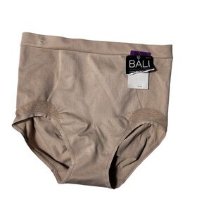 BALI dark tan first control brief panty shapewear 2XL style DF0048 NWT